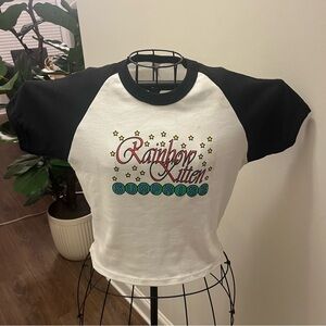 Rainbow Kitten Surprise - Merch Crop top/baby tee